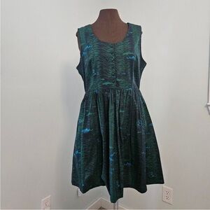 Dangerfield / Black Friday Shark Dress, 100% Organic Cotton, Size 14